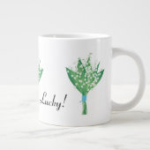 Glückliches Maiglöckchen  Jumbo-Tasse (Rechts)