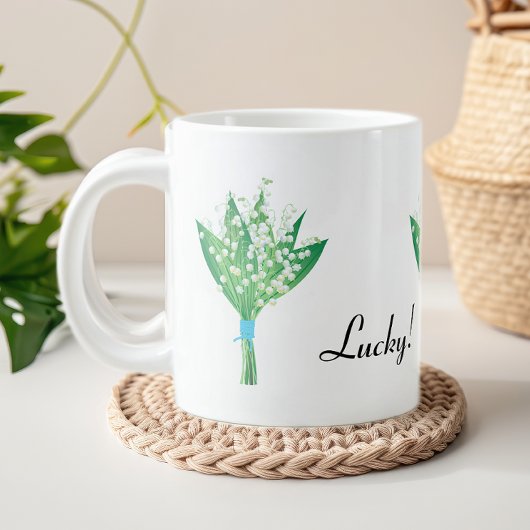 Glückliches Maiglöckchen  Jumbo-Tasse