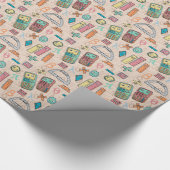 Glückliches Mathe Geschenkpapier (Ecke)