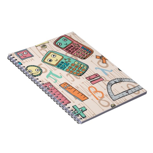 Glückliches Mathe Notizblock (Rechte Seite)