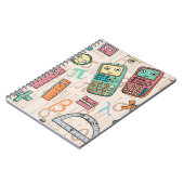 Glückliches Mathe Notizblock (Linke Seite)