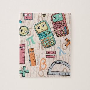 Glückliches Mathe Puzzle