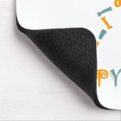 Glückliches menschliches Skelett Mousepad (Ecke)