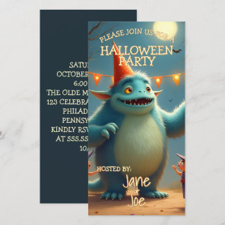 Glückliches Monster-Halloween-Party für Kinder