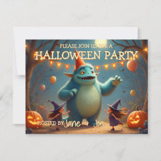 Glückliches Monster-Halloween-Party für Kinder