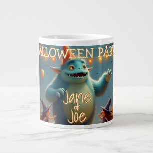 Glückliches Monster-Halloween-Party für Kinder Jumbo-Tasse
