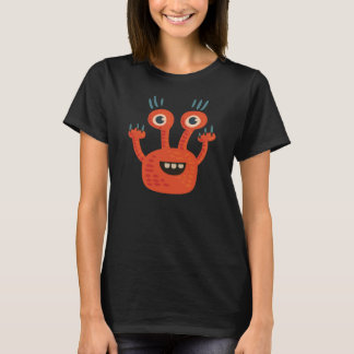 Glückliches Monster mit großen Augen T-Shirt