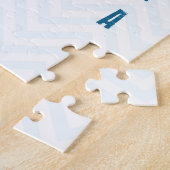 Glückliches Monster mit Vorname, kleines Kind Puzzle (Seite)