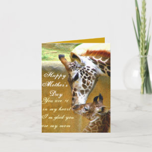 Glückliches Mother's_Card Karte