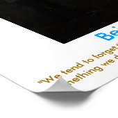 GLÜCKLICHES motivierend Poster (Ecke)