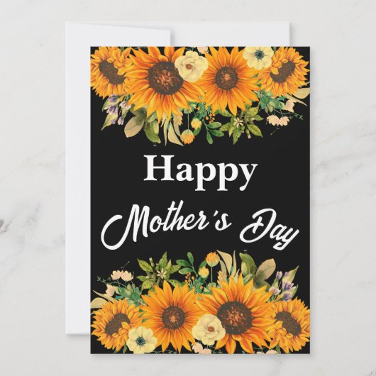 GLÜCKLICHES MUTTER-TAGSGESCHENK FÜR DIE MAMA EINLADUNG (Vorderseite)