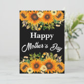 GLÜCKLICHES MUTTER-TAGSGESCHENK FÜR DIE MAMA EINLADUNG (Stehend Vorderseite)