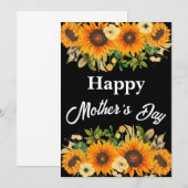 GLÜCKLICHES MUTTER-TAGSGESCHENK FÜR DIE MAMA EINLADUNG (Vorne/Hinten)