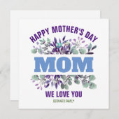 GLÜCKLICHES MUTTERTAG MAMA GESCHENKT (Vorne/Hinten)