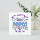 GLÜCKLICHES MUTTERTAG MAMA GESCHENKT (Stehend Vorderseite)