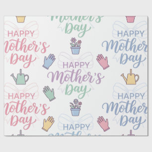 Glückliches Muttertags-Geschenkpapier Geschenkpapier