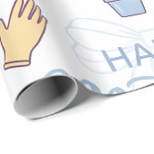 Glückliches Muttertags-Geschenkpapier Geschenkpapier (Rolleneckpunkt)