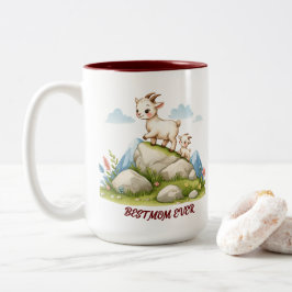 Glückliches Muttertagsgeschenk - Beste Mama je Tas Zweifarbige Tasse
