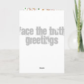 Glückliches Muttertagsgeschenk Karte (Rückseite)