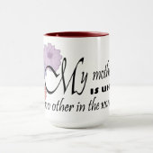 Glückliches Muttertagsgeschenk Tasse (Zentrum)