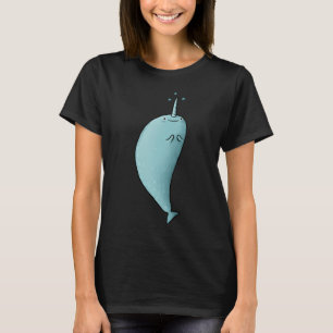 Glückliches Narwal T-Shirt