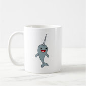 Glückliches Narwhal Kaffeetasse (Links)