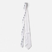 Glückliches Narwhal Krawatte (Rückseite)