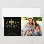 Glückliches neues feiertagskarte (Vorne/Hinten)