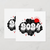 glückliches neues Jahr (Vorne/Hinten)