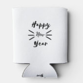 glückliches neues Jahr 2022 Dosenkühler (Rückseite)