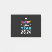 glückliches neues Jahr 2024 (9) Post-it Klebezettel (Vorderseite)