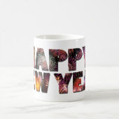 "Glückliches neues Jahr 2025 🎆 Feuerwerke Extrava Kaffeetasse (Mittel)
