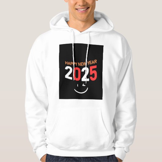 glückliches neues Jahr 2025 Hoodie (Vorderseite)