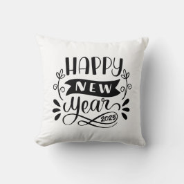 glückliches neues Jahr 2025 Kissen