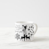 glückliches neues Jahr Espressotasse (Vorderseite Rechts)