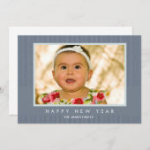 glückliches neues Jahr Feiertagskarte (Vorne/Hinten)