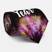 Glückliches neues Jahr-Feuerwerke, Hals-Krawatte Krawatte (Gerollt)