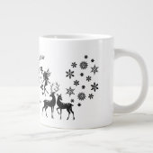 glückliches neues Jahr Jumbo-Tasse (Rechts)