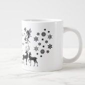 glückliches neues Jahr Jumbo-Tasse (Rechts)