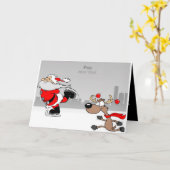 glückliches neues Jahr Karte (Gelbe Blume)