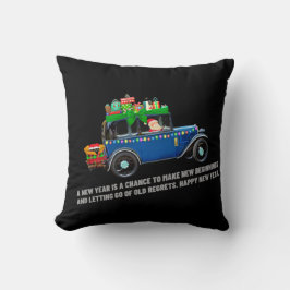 glückliches neues Jahr Kissen