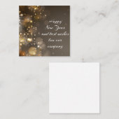 glückliches neues Jahr Mitteilungskarte (Vorne/Hinten)