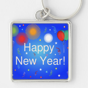 GLÜCKLICHES NEUES JAHR SCHLÜSSELANHÄNGER