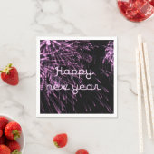 glückliches neues Jahr Serviette (Beispiel)