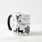 glückliches neues Jahr Verwandlungstasse (Vorderseite Links)