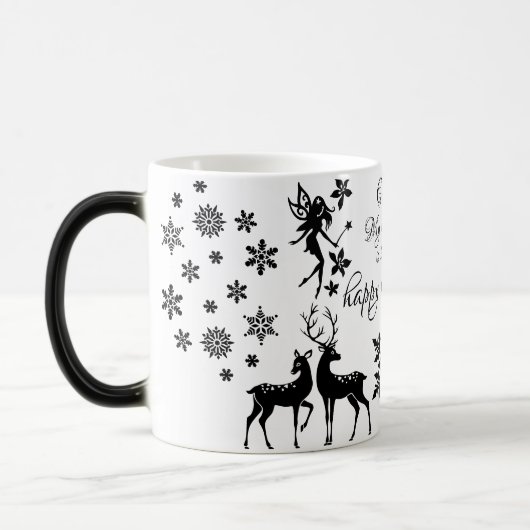 glückliches neues Jahr Verwandlungstasse (Links)