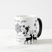 glückliches neues Jahr Verwandlungstasse (VorderseiteRechts)