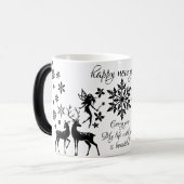 glückliches neues Jahr Verwandlungstasse (Vorderseite Links)