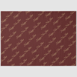 glückliches neues Jahr voller Liebe Seidenpapier