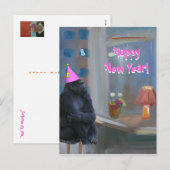GLÜCKLICHES NEUJAHR 2010 FEIERTAGSPOSTKARTE (Vorne/Hinten)